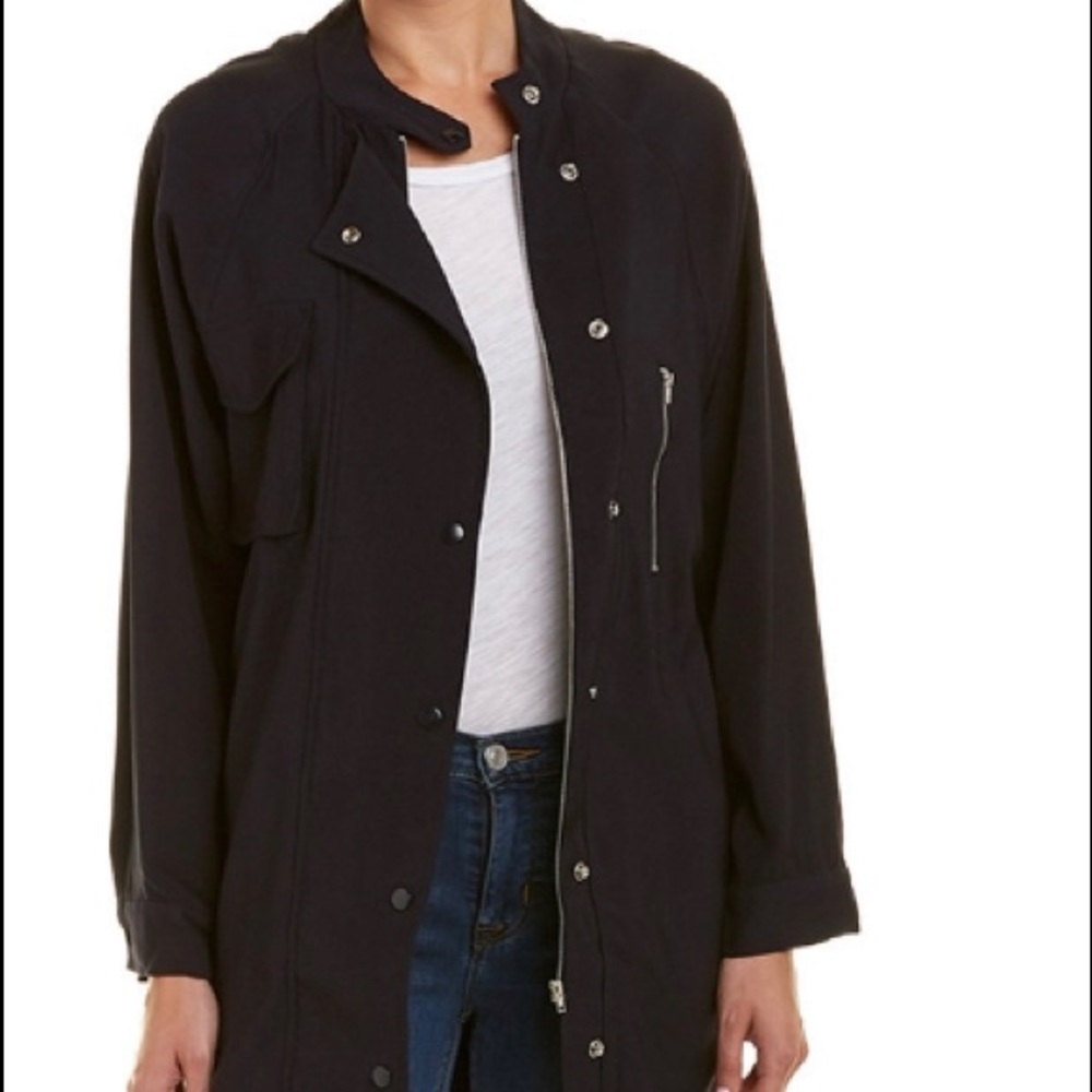 Evidnt Navy duster XS NWT